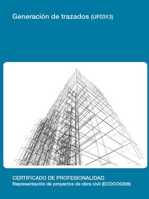 cover image of UF0313--Generación de trazados